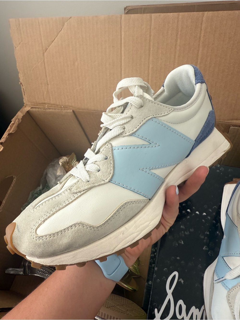 NB X STAUD 327 UNISEX SNEAKER | BLUE